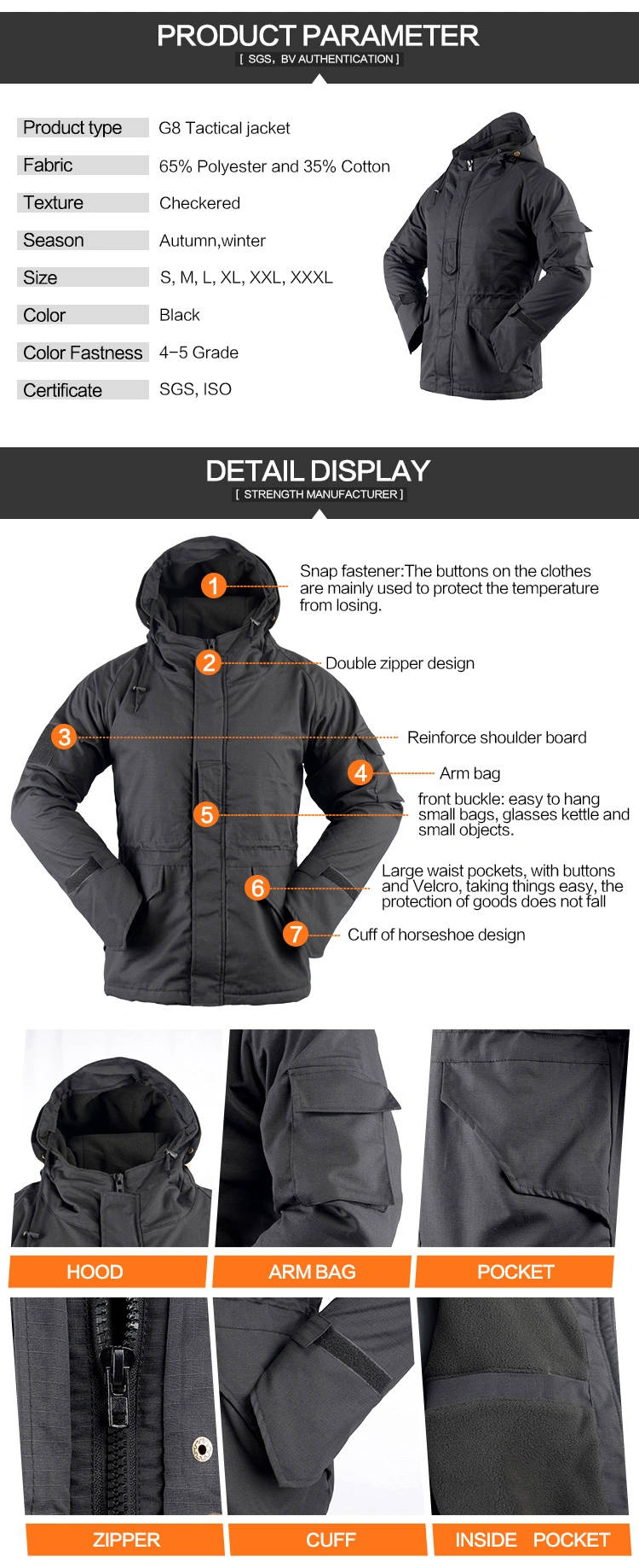 8 Colors Newest Hardshell Waterproof Thick Jacket Outdoor Hoodie Jacket