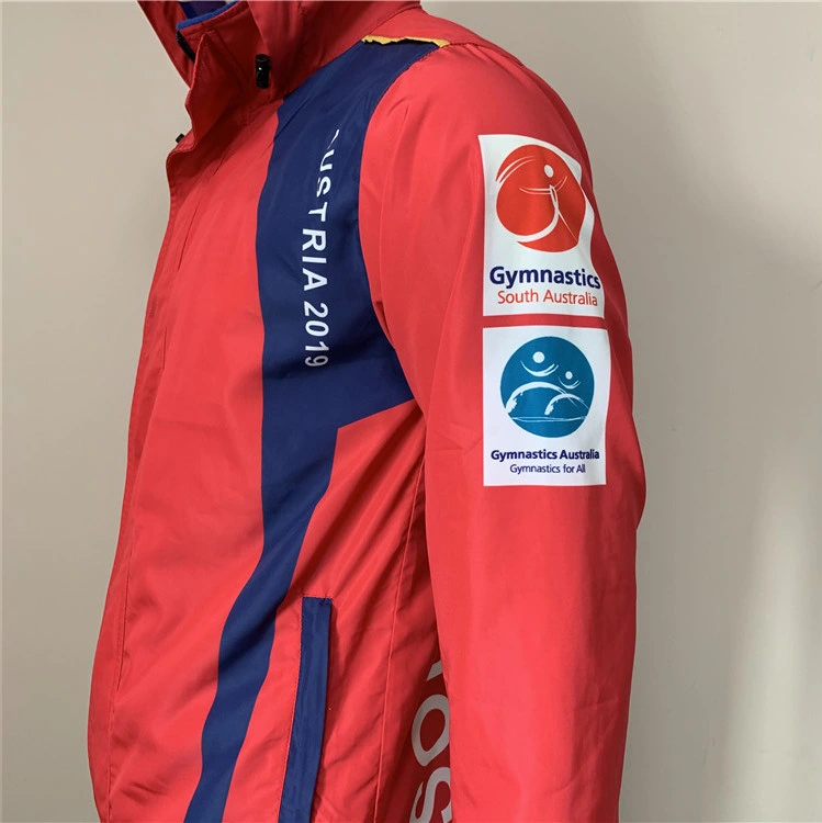 Custom Sublimation Waterproof Jacket Windproof Sports Tracksuit Jacket