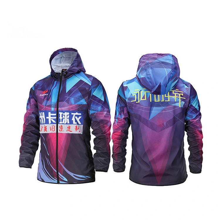 High Quality Custom Sublimation Clothes Basketball Warm up Suits Men Training Jacket Windbreakers Tracksuit