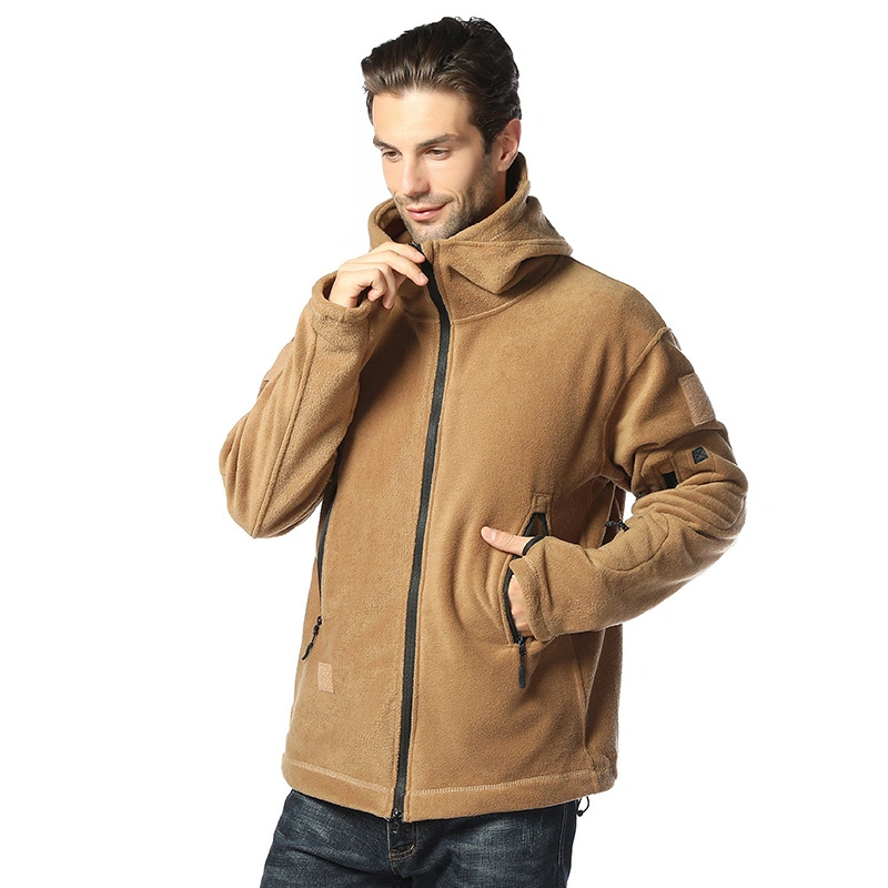 Hot Sale Tactical Jacket Outdoor Warm Liner Fleece Fleece Men's Cold Jacket Wind Hoodie