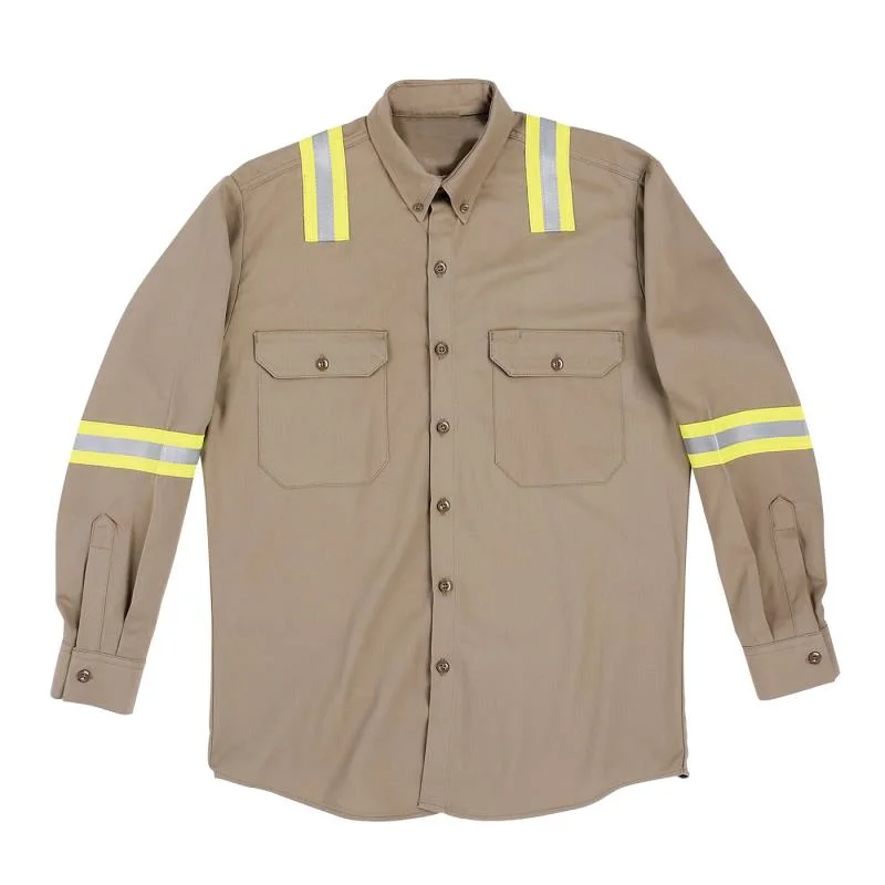 Hi Vis Workwear Safety Work Clothing Protective Flame Resistant Jackets with Reflective Tapes