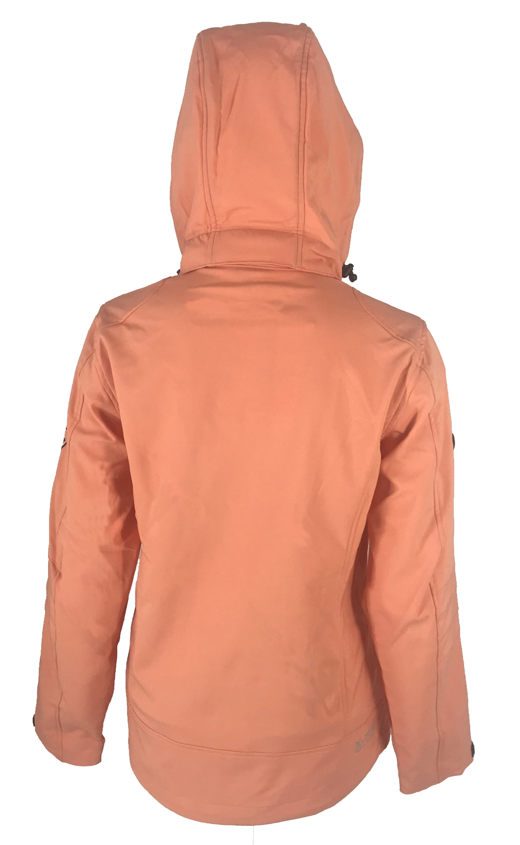 Lady's Waterproof/ Breathable/ Windproof Softshell Jacket with Adjustment Hood