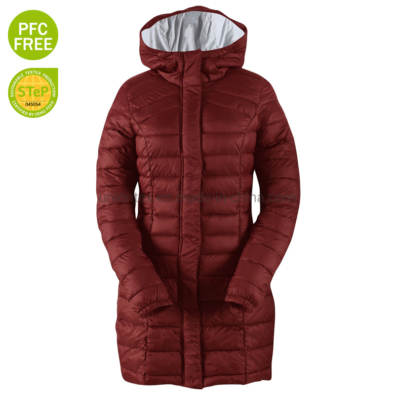 European Style Foldable Ultra Light Women Fake Down Winter Padded Jacket