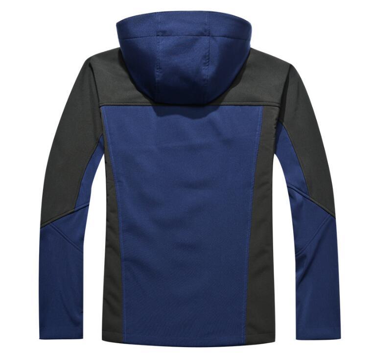 Single-Layer Men's Fleece Outdoor Camping Rock Climbing/Cycling Travel Mountaineering Skiing Warm Waterproof/Windproof/Breathable Soft Shell Jacket