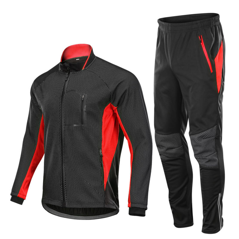 Custom Winter Mens Mountain Bike Bicycle Clothing Waterproof Plus Size Cycling Suits