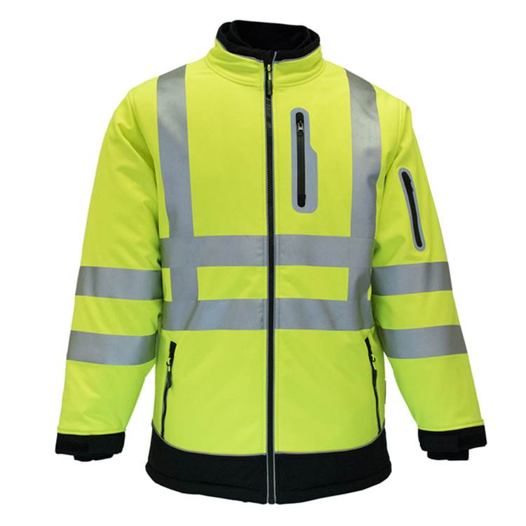 Mens Windproof Softshell Lightweight Reflective Jacket for Sale