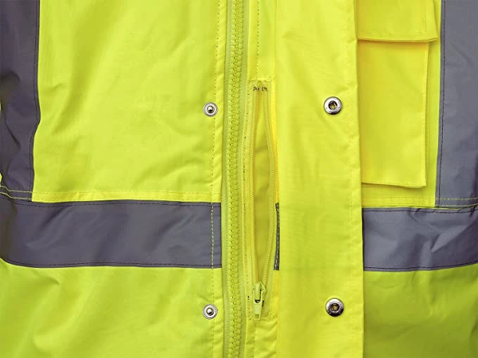 Winter Warning Jacket Warning Protection Pilot Jacket Work Jacket (High-Vis Yellow)