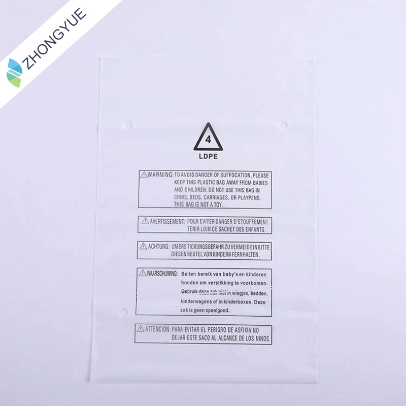 Small Moisture Proof CPE Frosted T-Shirt Clothes Packaging Plastic Bag