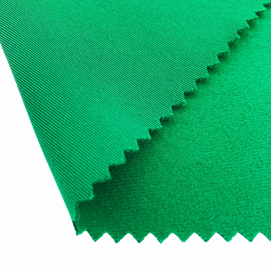 100% Polyester Customize One Side Brushed Tricot Fabric for Men Jacket/Suits/Tracksuits