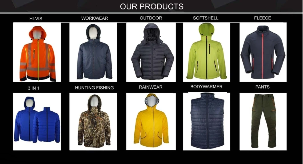 Men's Snowing Jacket Polyester/Spandex 3 Layer Bonded Fleece Softshell Jacket with Padding