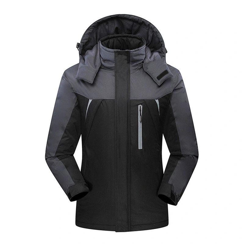 Men's Winter Coat Waterproof Outdoor Clothes Padded Jacket with Hood