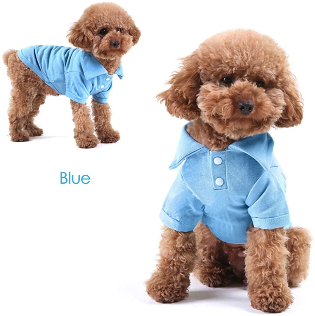 Manufacturer OEM Custom Logo Cotton Dog Clothes Pet Dog T-Shirt