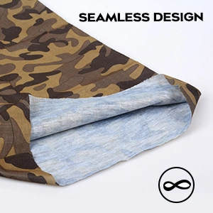 Wholesale Custom Multifunctional Print Neck Gaiter Scarf Polyester Face Cover Breathable Balaclava Tube Bandana