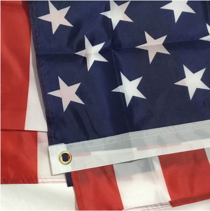 Custom Outdoor 3X5 Feet Polyester Printed National Country Flag USA American Flag