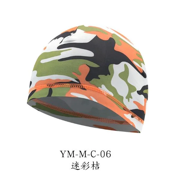 Camouflage Printing Cooling Cycling Beanie Cap Hat Custom Wicking Sport Skull Cap Bandana Hat