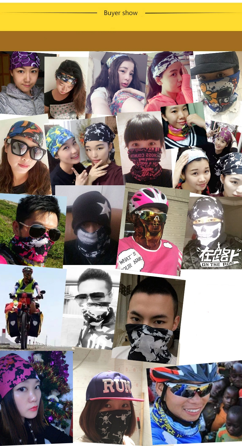 Super Soft 3D Print Neck Gaiter Scarf Headband Face Shield Motorcycle Bandana for Men Women