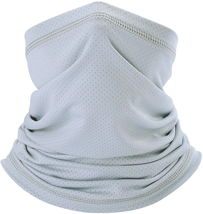 Summer Face Mask Breathable Sun Protection Neck Gaiter Outdoors Versatile Scarf Bandana with Mesh
