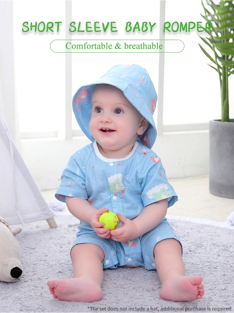 Natural Organic Cotton Carters Baby Clothes Summer Short Sleeve Baby Clothes