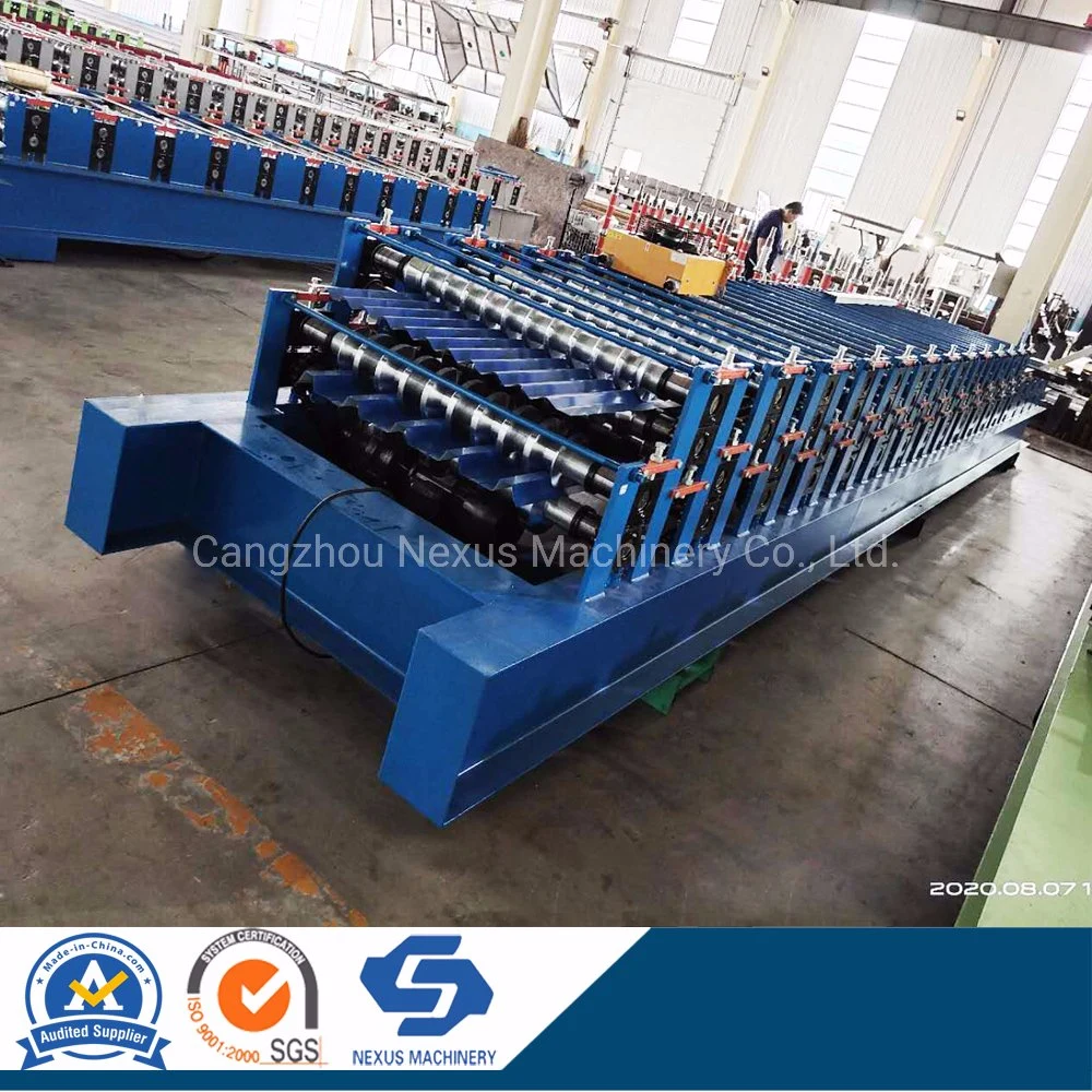 Ibr&Corrugated Roof Sheet Making Machine Double Layer Roll Forming Machine for Africa Market