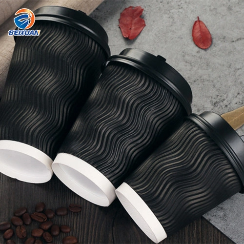 Double Layer Disposable Corrugated Paper Cup