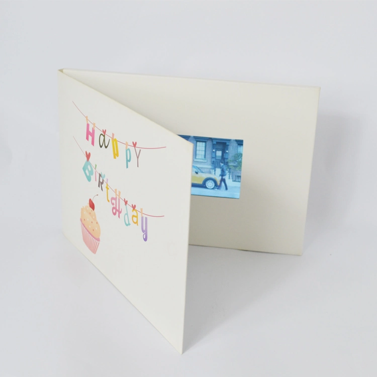 Shenzhen Lexing 5 Inch Digital Display Business Promoting Video Greeting Card Book Handouts