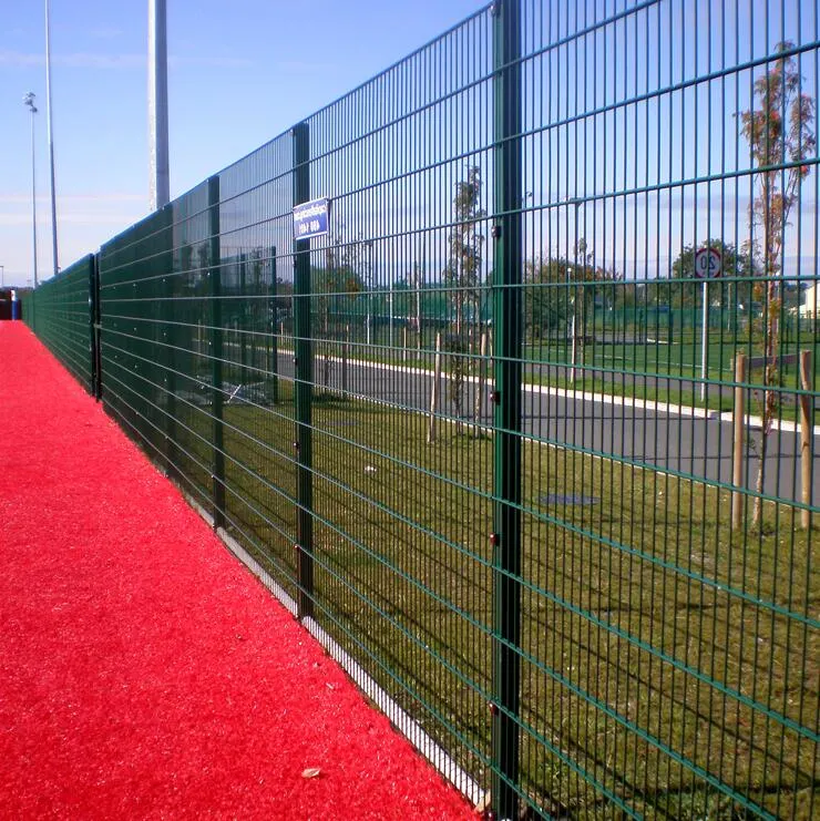 Ornamental Double Loop Wire Garden Fence /Double Wire Mesh Fence
