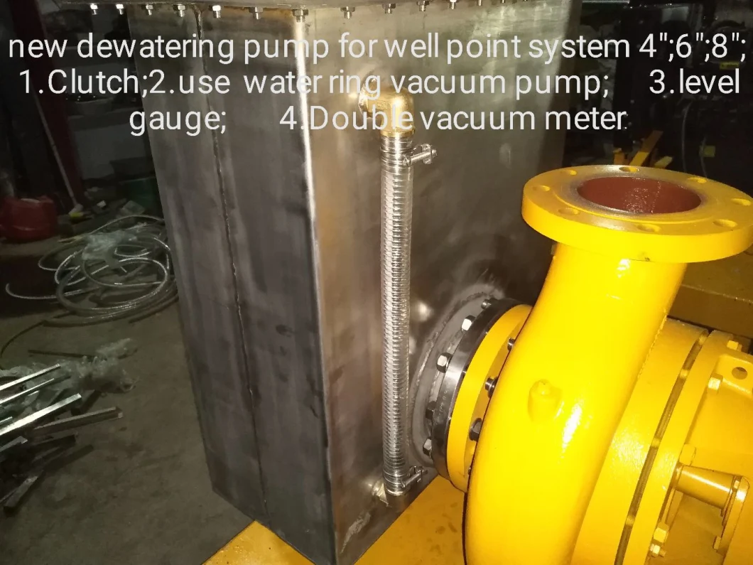 Dewatering Pump/Centrifugal/Water Ring Vacuum Pump Auxiliary/Well Point Dewatering System