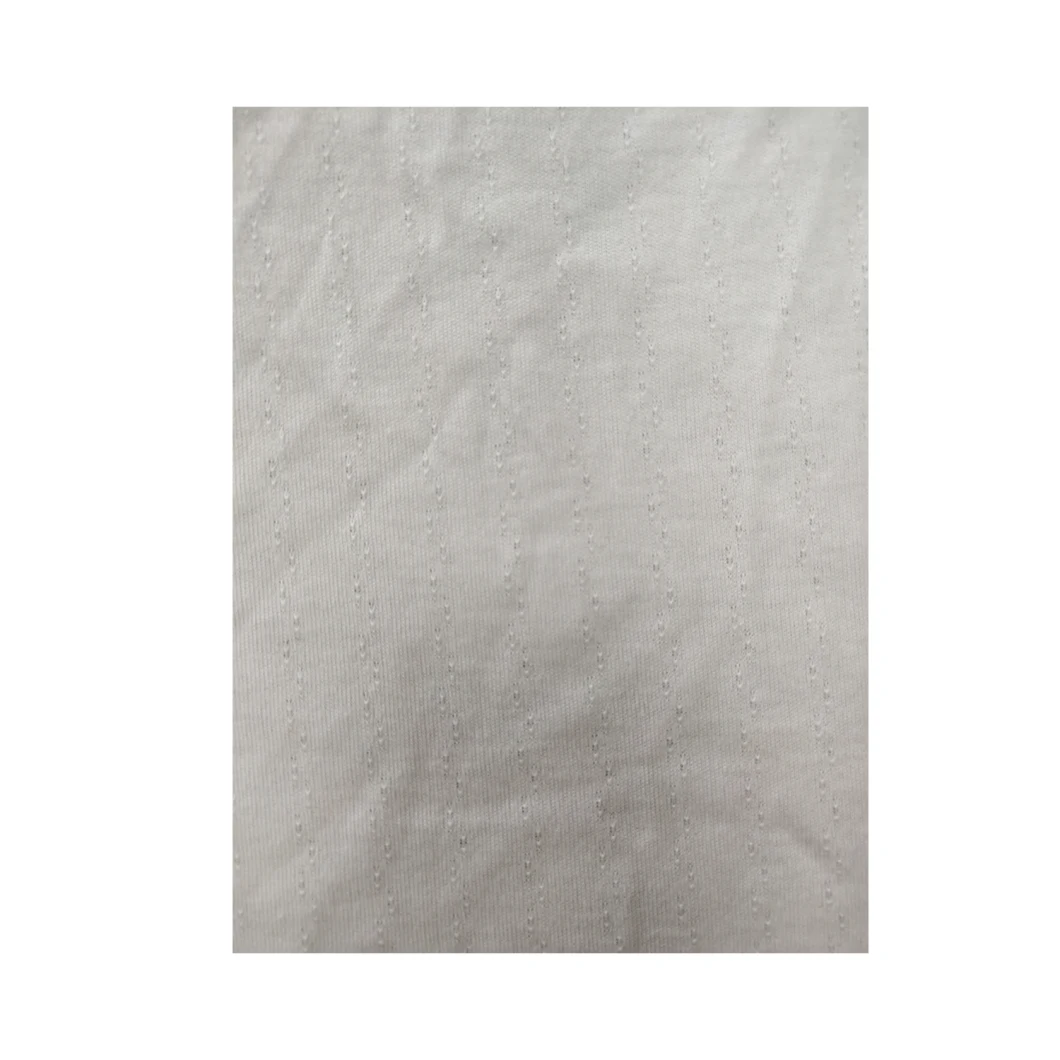 Factory Price Quick Drying Jacquard Interlock Knitting Cotton Fabric for Apparel