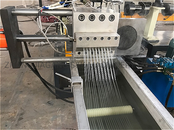 High Speed Waste Plastic Pelletizer Machine Extruder Screen Changer Die Head Cutter Dryer Granule Making Machinery