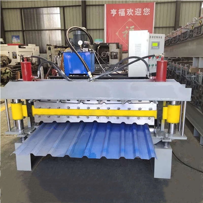 Double Layer Steel Tile Roofing Sheet Roll Forming Machine