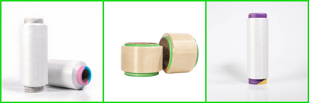 110dtex 100d/120tpm DTY SD Semi Dull RW White Cationic Polyester Filament Yarns for Fabric Textiles
