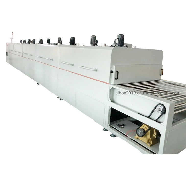 Conveyor System Chain Belt Pre-Heating Uniform Coating Screen Printing Conveyor Dryer