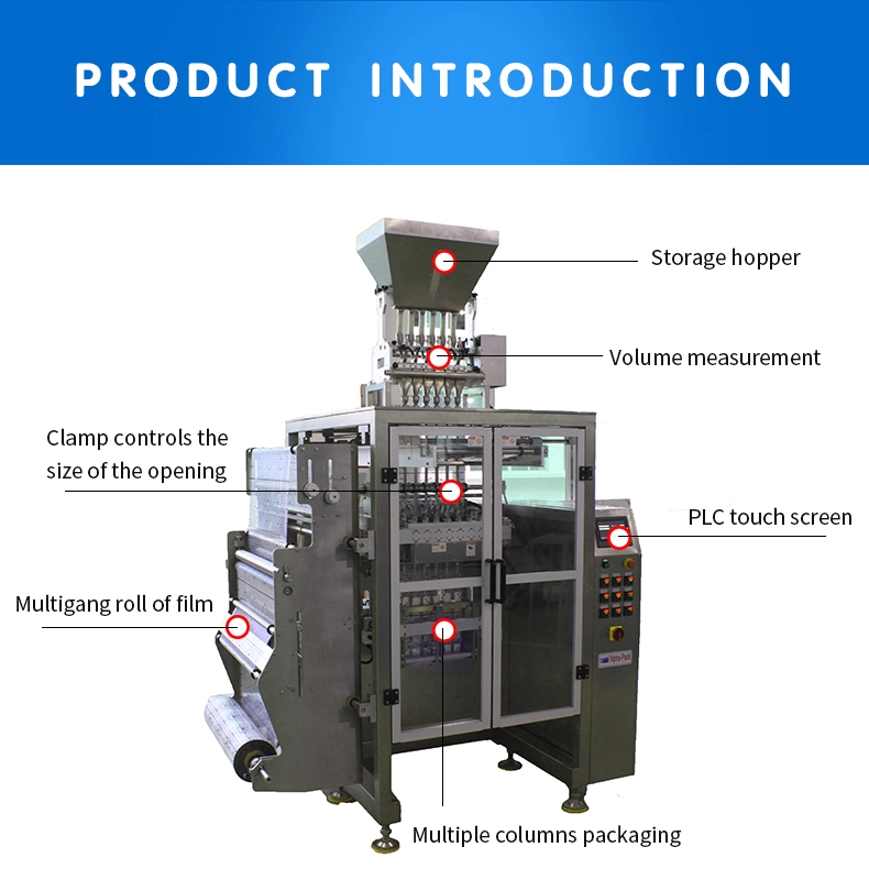 Liquid Multi - Row Packaging Machine, Drying Agent Multilane Packaging Machine, Multilane Packaging Machine