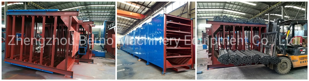 Belt Conveyor Dryer 3 Layers Mesh Belt Briquette Dryer