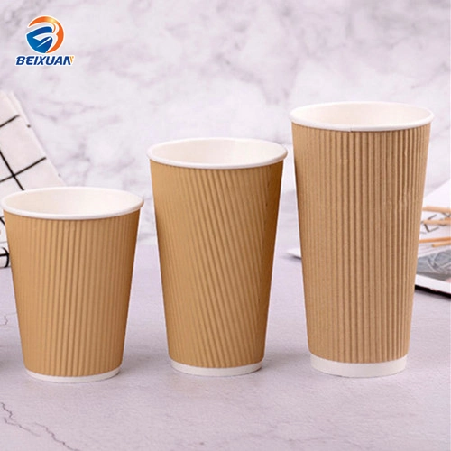 Double Layer Disposable Corrugated Paper Cup