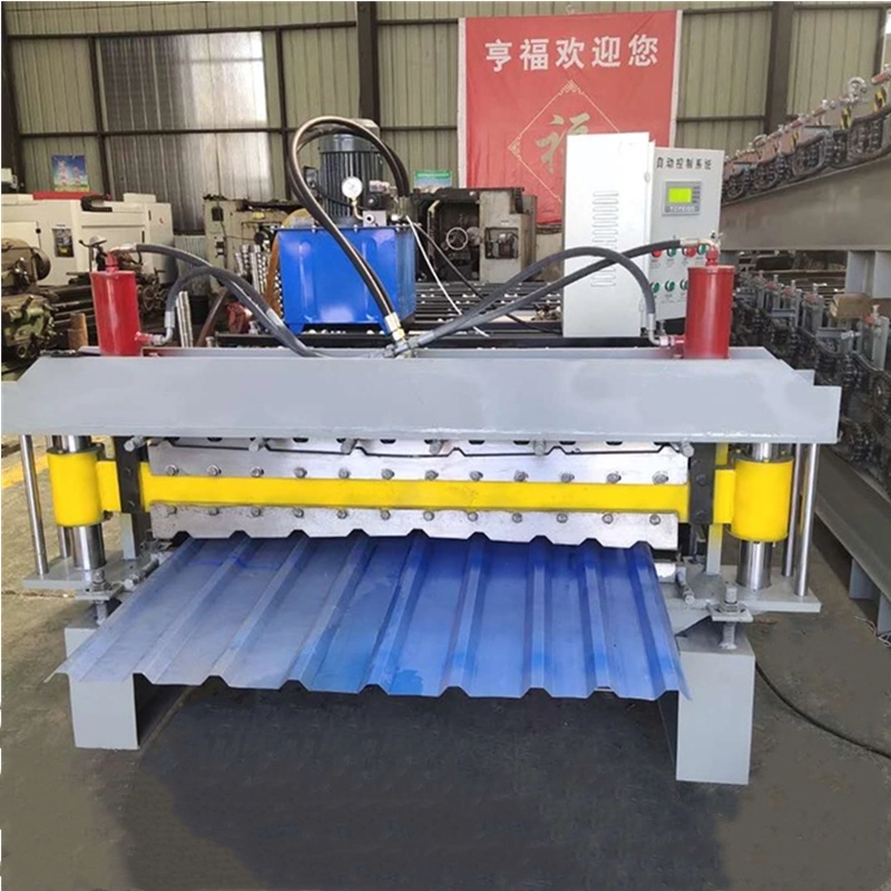Double Layer Trapezoidal Roofing Sheet Profile Roll Forming Making Machine