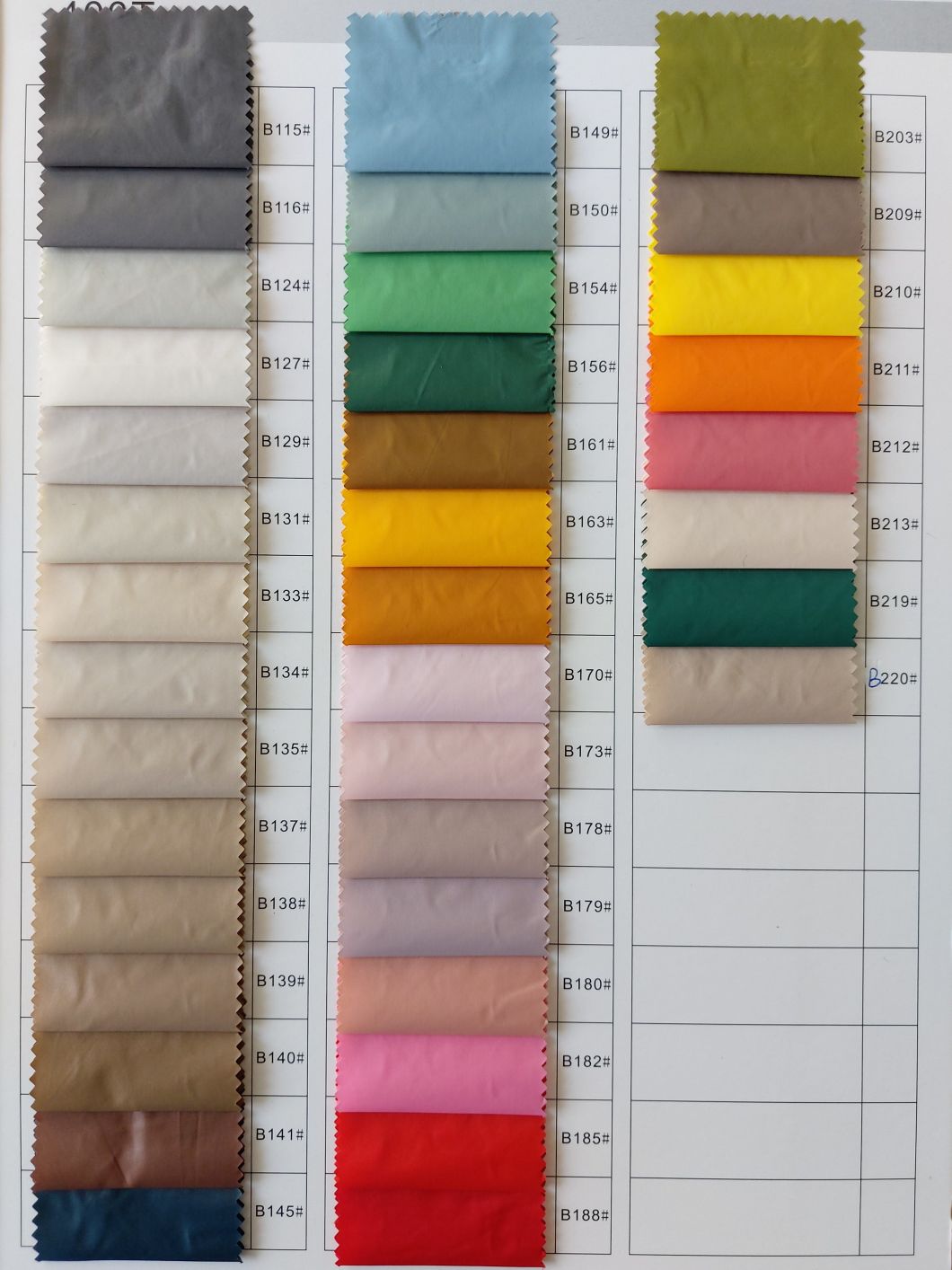 Stock 400t Fashionable Textile Fabrics 100 Nylon Full Dull Taffeta Fabrics for Garment Fabric