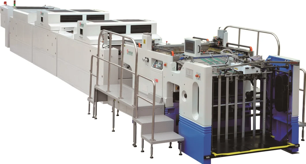 Automatic Stop Cylinder Silk Screen Printing Machine for Spot UV Varnish Dryer Production Line