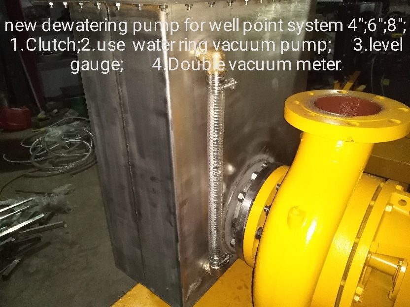 Newest Dewatering Pump, Water Ring Vacuum Pumps Auxiliary, for Wellpoints Dewatering System