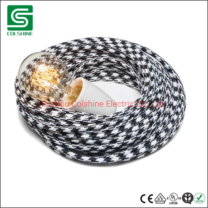 Colshine Textile Cable Electrical Wire Fabric Cable Wire