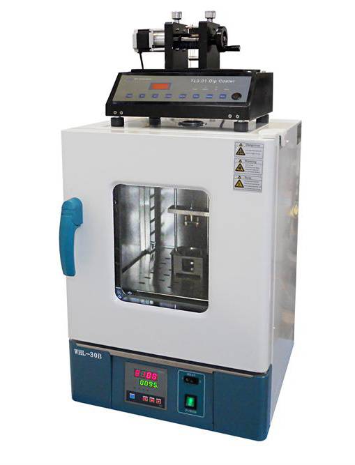 Touch Screen Programmable (1-200 mm/min) DIP Coater with Drying Oven up to 100 C