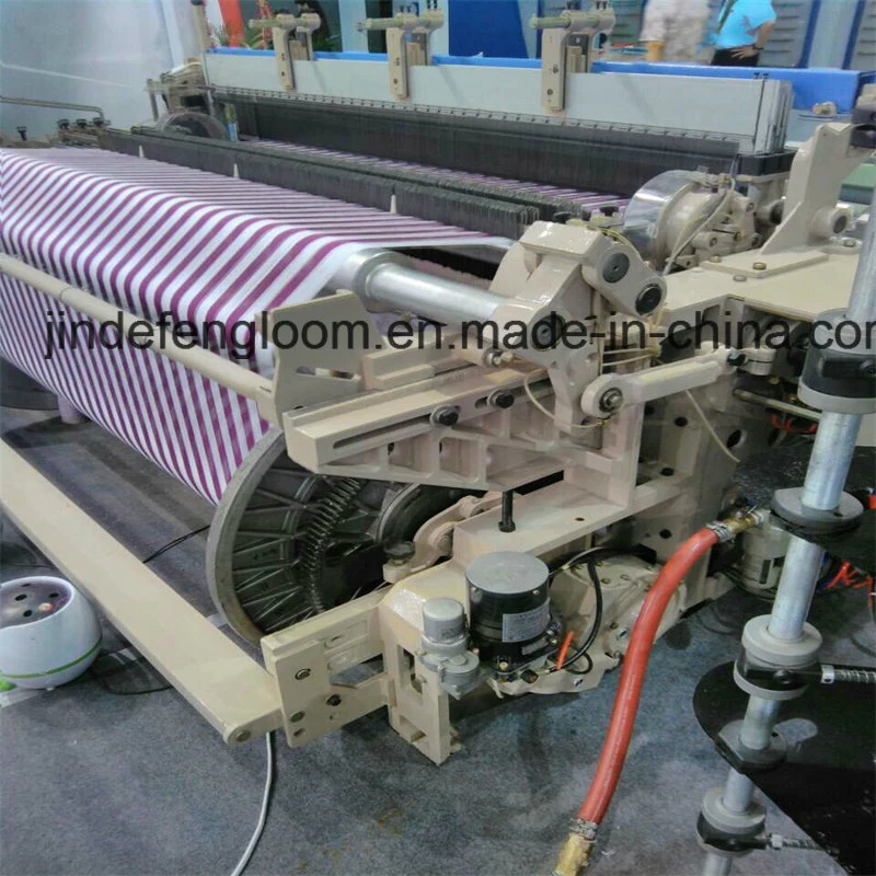 340cm 10 Shafts Cam Air Jet Loom Textile Machine with Double Electronic Weft Feeder