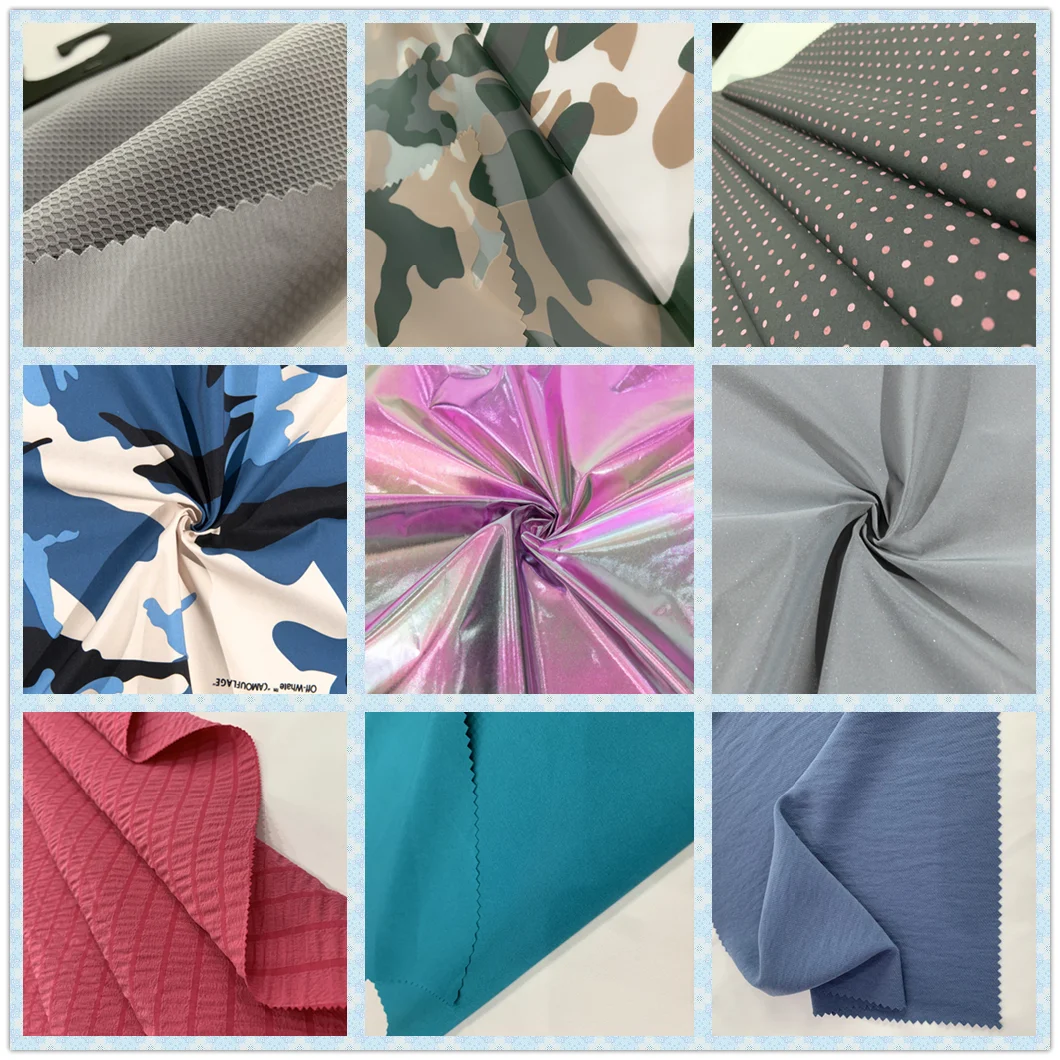 2 Layer Pongee Bonding Lamination TPU PE Film Fabric Functional Fabric for Men Workwear
