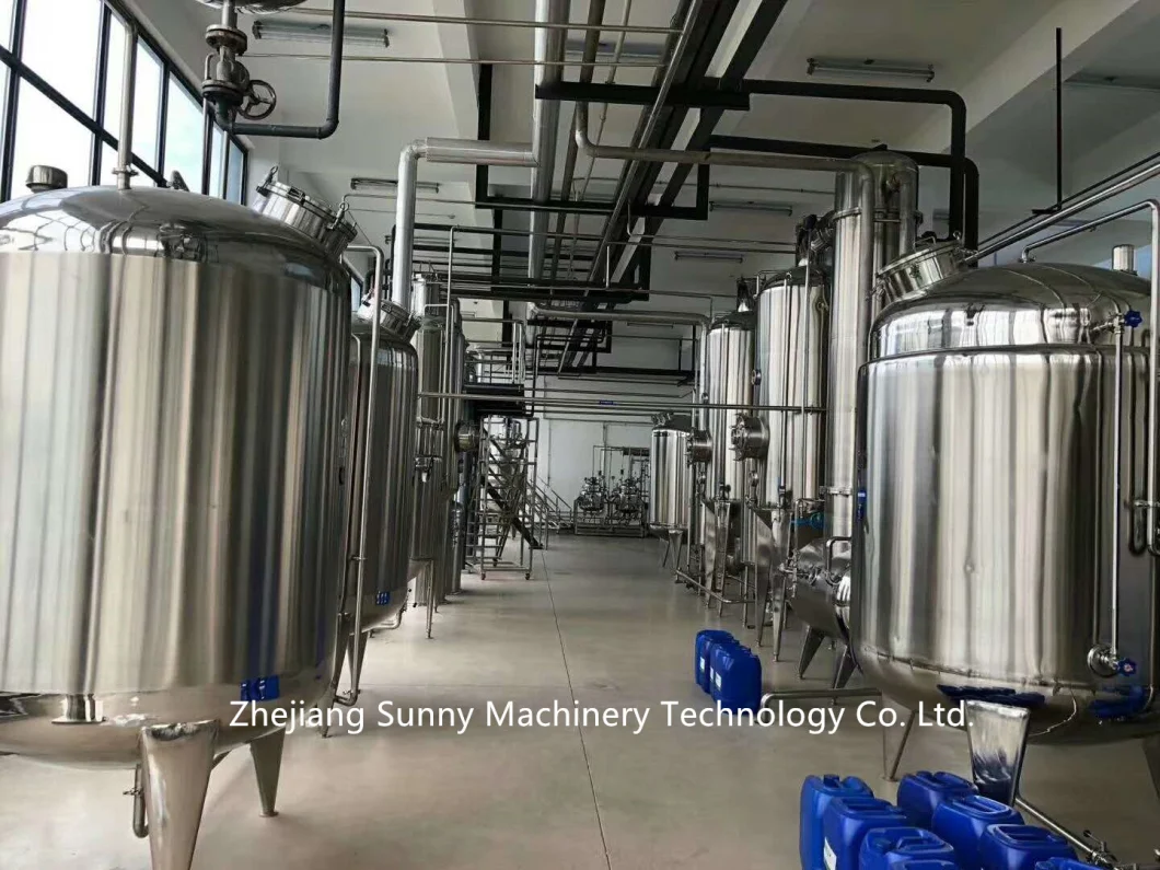 GMP Standard Stainless Steel Preparation Tank Alcohol Disinfectant Preparation