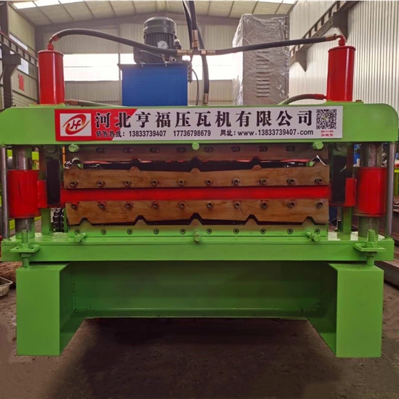 Double Layer Steel Tile Roofing Sheet Roll Forming Machine