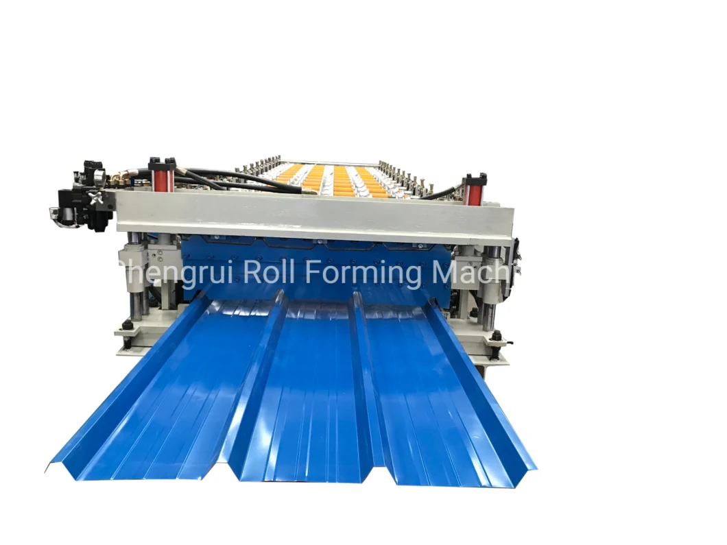 High Speed Galvanized Double Layer Wall Roof Panel Roll Forming Machine Double Roof Roller Making Machine