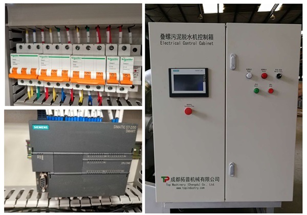 Screw Press Sludge Dewatering Machine for Textile Industry Waste Water Treatment
