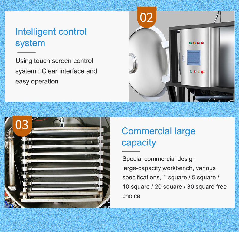 Vertical Freeze Dryer with LCD Touch Screen Vertical Freeze Dryer