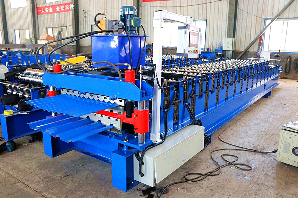 Ibr 686 and Corrugated 762 Roof Double Layer Roll Forming Machine