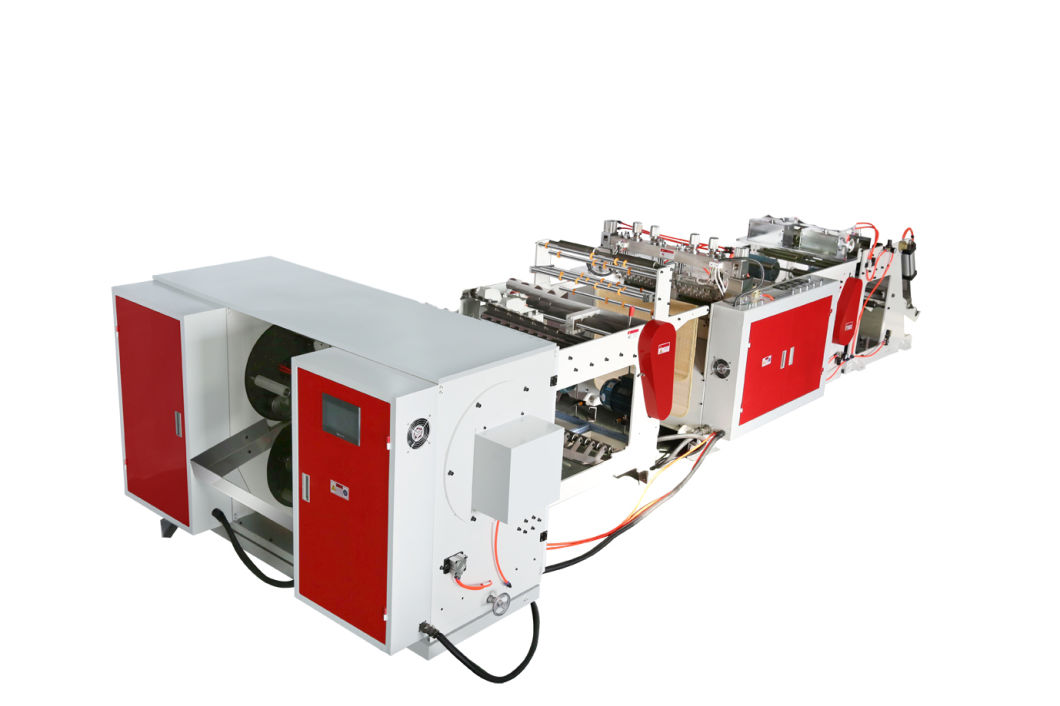 Fully Automatic 2 Layer Double Layer Garbage Bag Making Machine on Roll
